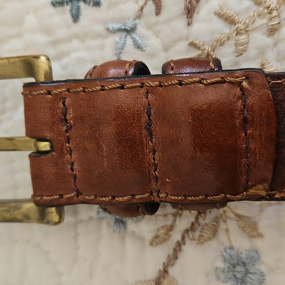 Vintage Tommy Hilfiger Men's Leather Belt Size 36 - Picture 7 of 11